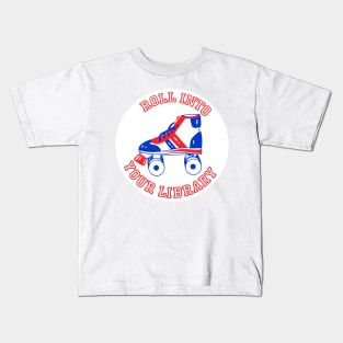 Roll Into Your Library Kids T-Shirt